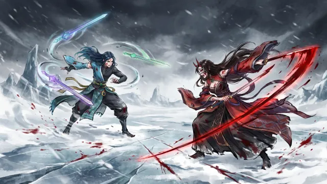 雪原決鬥 — 司徒長生 VS 殷染幽