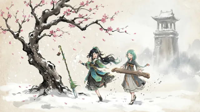 梅花樹下 — 沫檸與珞堇